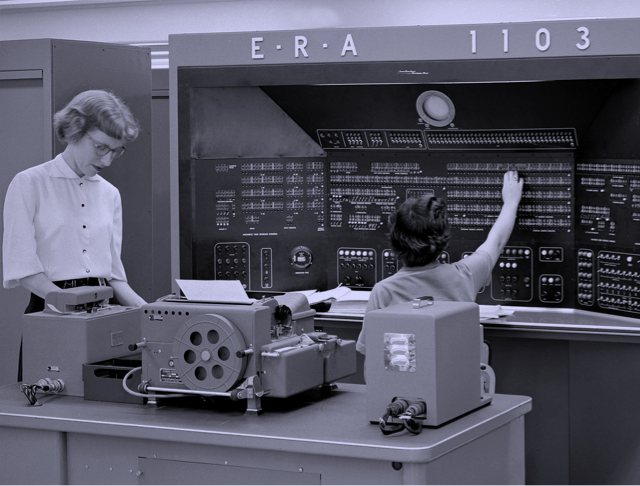 E.R.A. Univac 1103 Computer in the 1950s